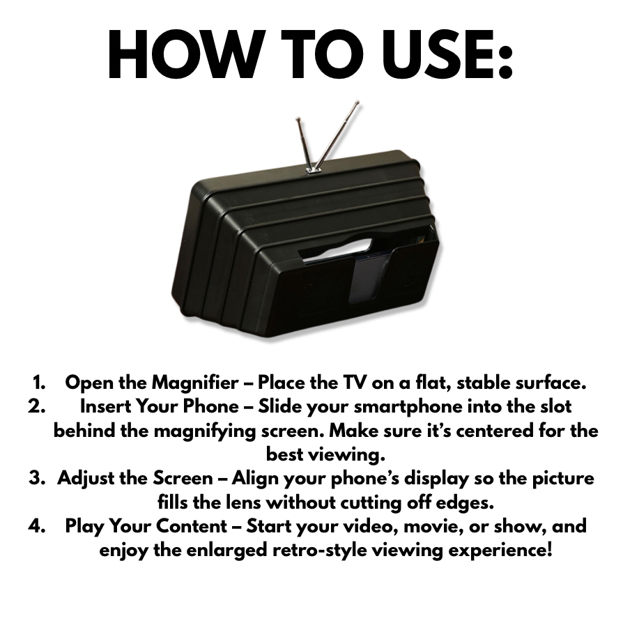 SCREEN GROW™ - Phone Screen Magnifier